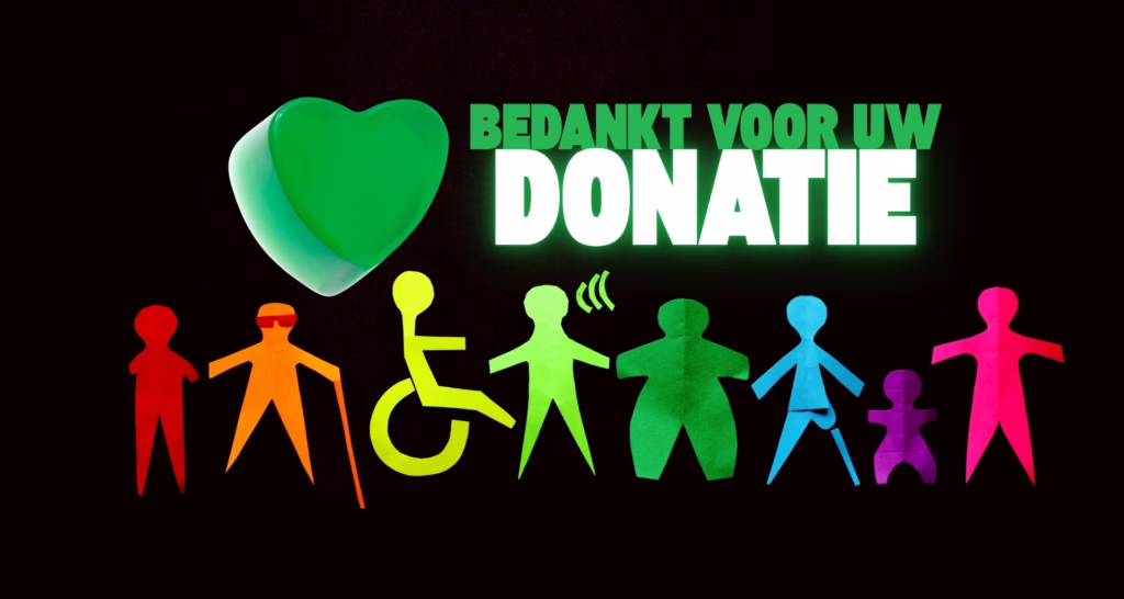 Bedankt donatie