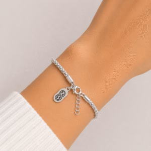 Koordschakel armband